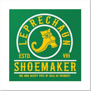 Leprechaun Shoemaker Posters and Art